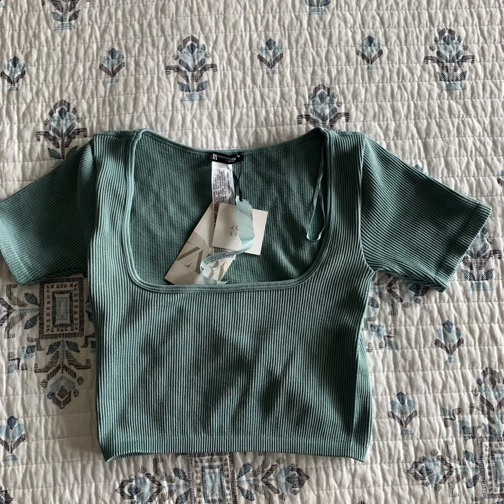 ZARA Limitless Contour Square Neck Top - Picture 7 of 14